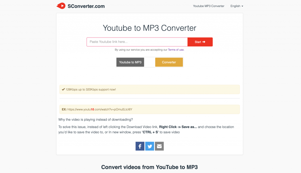 Best Youtube to Mp3 converter 