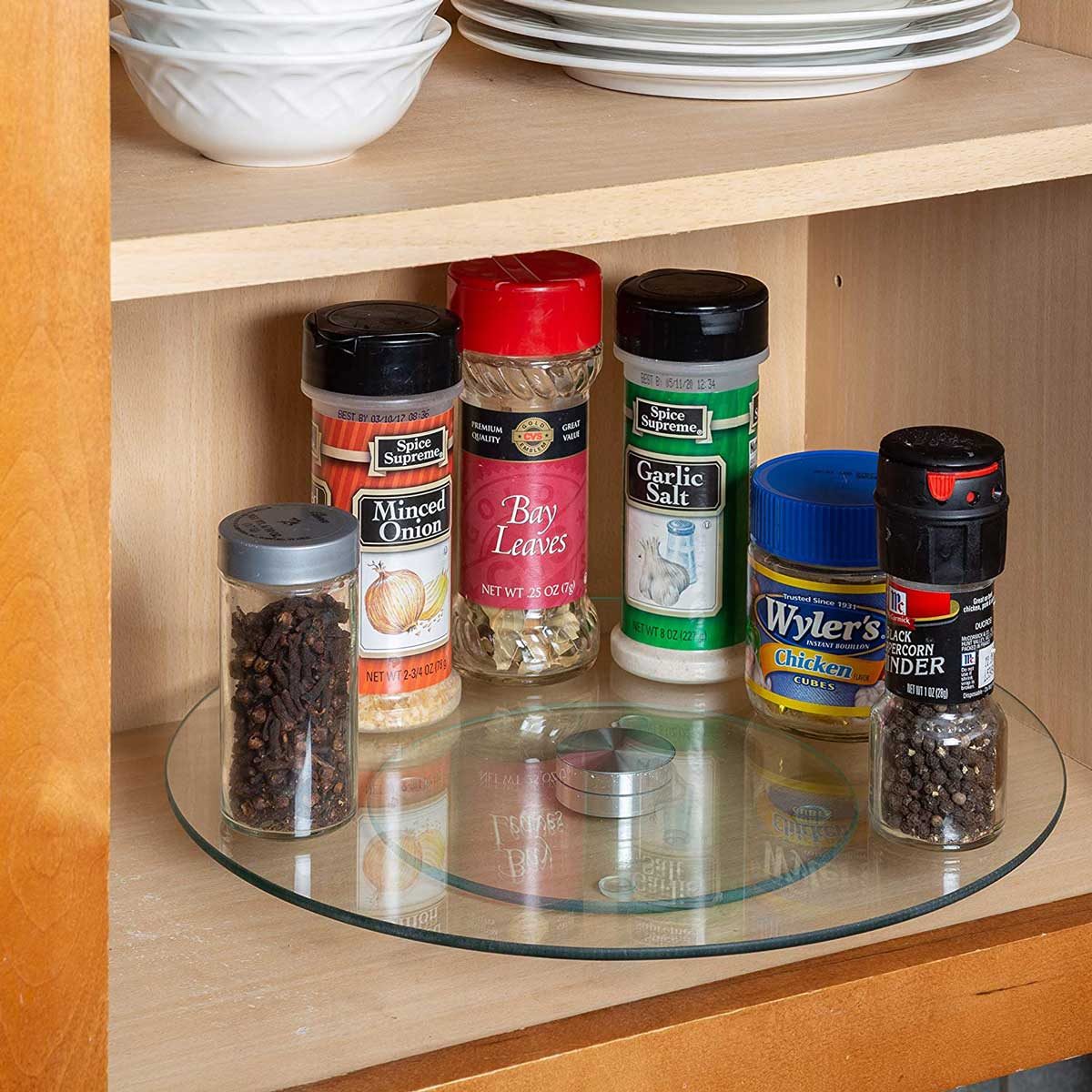how to organize a pantry with deep shelves