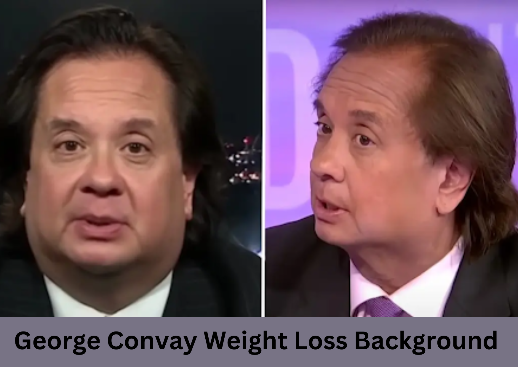 George Convay Weight Loss Background