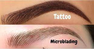 Difference between eyebrow microblading and eyebrow tattoo